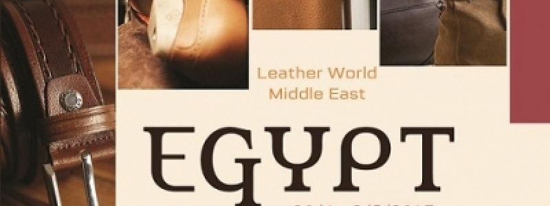 Egyptian Pavilion in Leather World Middle East...